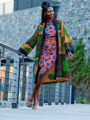African Print Kimono