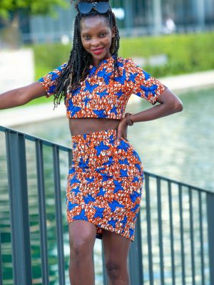 Crop Top and Pencil Skirt Set
